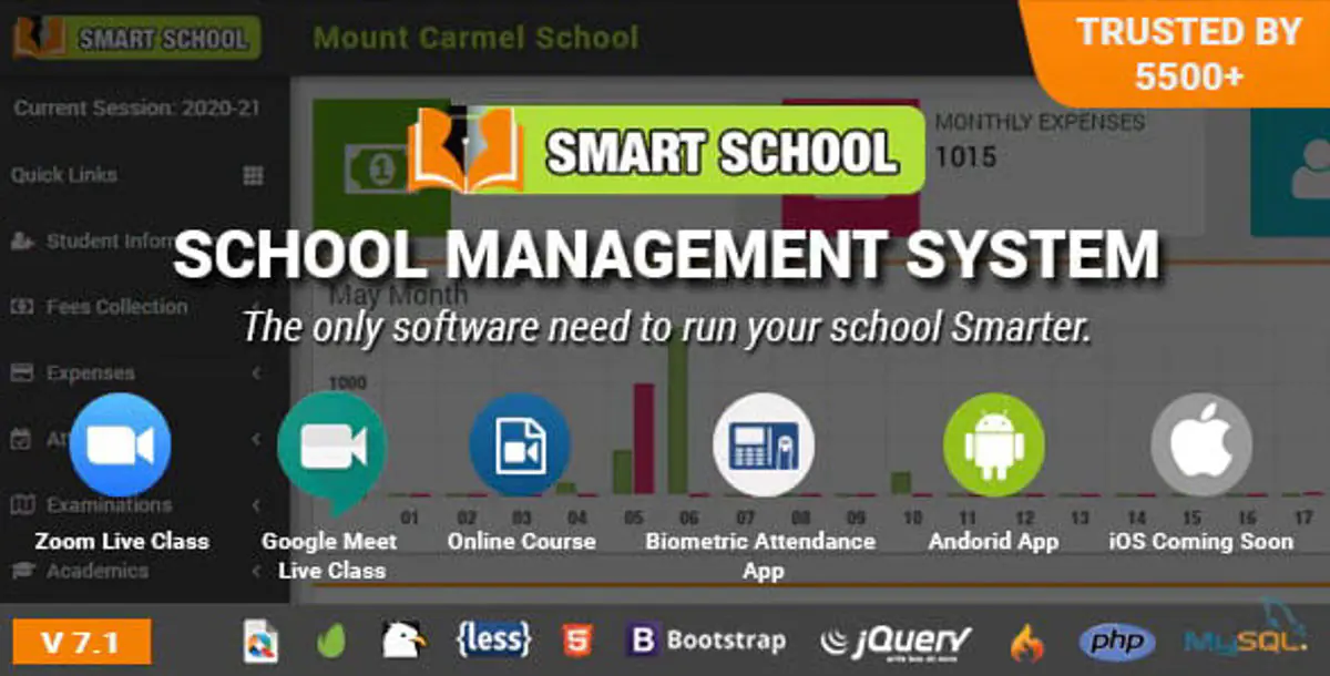 Smart School : Complete School Management System