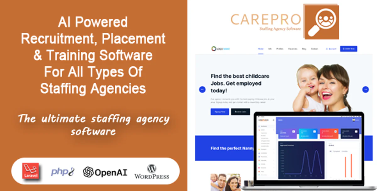 AI Recruitment & Staffing Agency Software - CarePro
